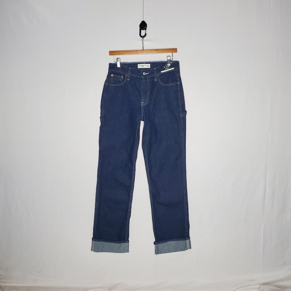 Abercrombie Fitch Jeans 24 Baggy Low Rise Carpenter Retro 90s Y2K Indie Grunge